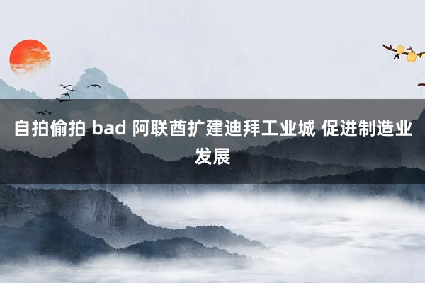 自拍偷拍 bad 阿联酋扩建迪拜工业城 促进制造业发展