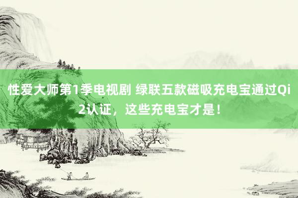 性爱大师第1季电视剧 绿联五款磁吸充电宝通过Qi2认证，这些充电宝才是！