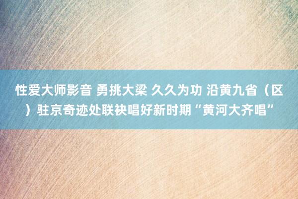 性爱大师影音 勇挑大梁 久久为功 沿黄九省（区）驻京奇迹处联袂唱好新时期“黄河大齐唱”