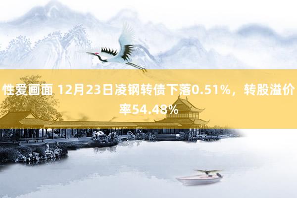 性爱画面 12月23日凌钢转债下落0.51%，转股溢价率54.48%