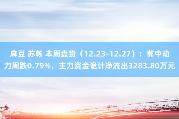 麻豆 苏畅 本周盘货（12.23-12.27）：冀中动力周跌0.79%，主力资金诡计净流出3283.80万元