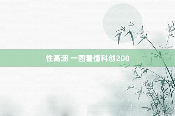 性高潮 一图看懂科创200